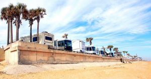 Parking de Autocaravanas. Florida, Estados Unidos.