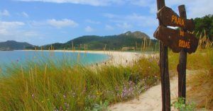 Parque Nacional Islas Atlánticas. Islas Cíes. Vigo. Galicia. España.