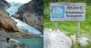 Parque Nacional de Jostedalsbreen. Glaciar de Briksdal, Vestald. Noruega.