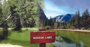 Parque Nacional de Yosemite. Lago Mirror, California. Estados Unidos.