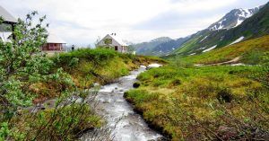 Parque Nacional Wrangler St. Elías en Alaska. Estados Unidos.