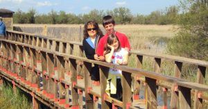 Pasarela del Parque Nacional de las Tablas de Daimiel. Ciudad Real, Castilla la Mancha.