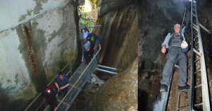Pasarelas y Escaleras del Cañón de las Siete Escaleras (Canionul Sapte Scări). Montes Cárpatos. Timisu de Jos. Brasov. Transilvania. Rumanía.