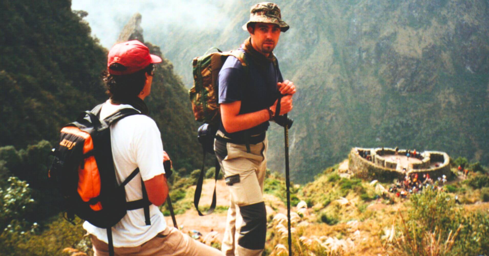 Paso de Runkuracay 3800 metros. Ruta Inca Machu Picchu. Perú.