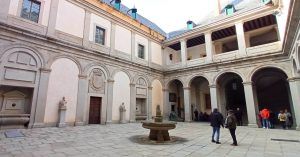 Patio de Armas del Alcázar de Segovia. Castilla y León.