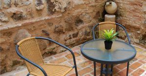 Patio Interior del Apartamento Juedería. Toledo, Castilla la Mancha.