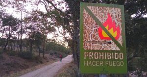 Peligro de Incendios. Montes de Toledo, San Pablo de Los Montes.