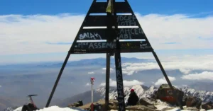Pico de Toubkal, Cumbre. Marruecos.