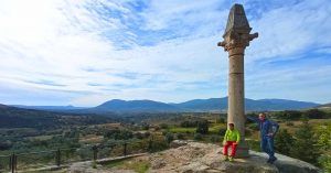 Picota de Cebreros y Gredos de Fondo. Ávila. Castilla y León.