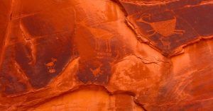 Pinturas Rupestres Monument Valley Navajo Tribal Park. Utah, Arizona. Estados Unidos.