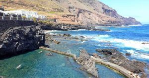 Piscinas Naturales de La Fajana. La Palma. Islas Canarias.