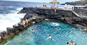 Piscinas Naturales del Charco Azul. La Palma. Islas Canarias.