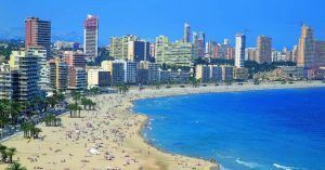 Playa de Benidorm, Alicante. Comunidad Valenciana.