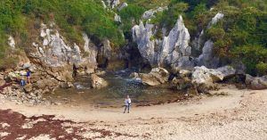 Playa de Gulpiyuri. Mi Viaje a Asturias.