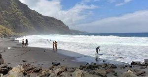 Playa de los Nogales. Road Trip Isla de la Palma. Islas Canarias.