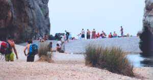 Playa de Sa Calobra. Torrente de Pareis. Mallorca, Islas Baleares.