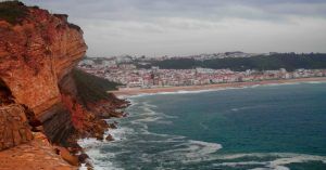 Playa y Nazaré, Portugal.