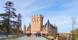 Plaza de Reina Eugenia. Segovia, Castilla y León.