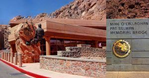 Presa Hoover Dam en Arizona. Nevada, Estados Unidos.
