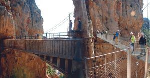 Puente Colgante del Caminito del Rey. Ardales & Alora. Málaga. Andalucía.