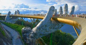 Puente de las Manos. Ba Na Hills. Vietnam.