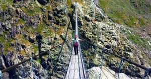 Puente de Trift. Triftbrücke. Suiza.