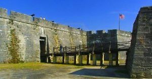 Puente del Castillo de San Marcos. San Agustín, Florida. Estados Unidos.