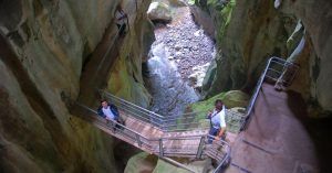 Puente Gorges du Pont du Diable. La Vernaz. Alta Saboya. Auvernia-Ródano-Alpes.