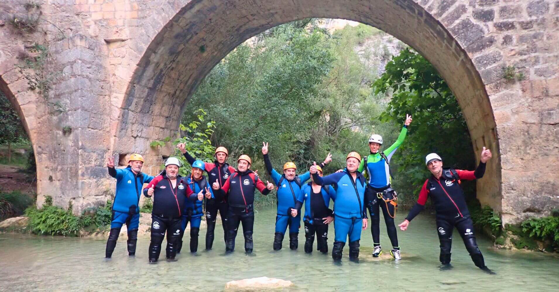 Puente Medieval de Villacantal. Sierra de Guara, Alquezar. Huesca.
