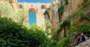 Puente Nuevo. Barranco Tajo de Ronda, Málaga. Andalucía.