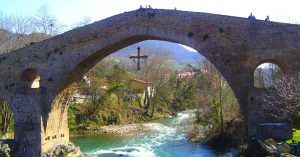 Puente Romano de Cangas de Onis. Asturias.
