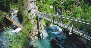 Puentes y Pasarelas de les Gorges de la Diosaz. Alta Saboya, Auvernia-Ródano-Alpes. Francia.