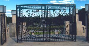 Puertas de Hiero Forjado. Parque Vigeland, Oslo. Noruega.