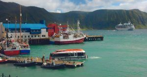 Puerto de Honningsvåg, Cabo Norte. Noruega.
