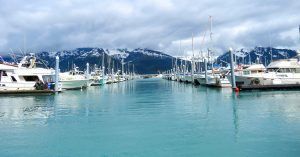 Puerto de Sdward. Bahía Resurrección. Alaska, Estados Unidos.