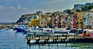 Puerto Isla de Procida. Nápoles. Italia.