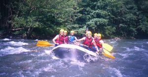Rafting Noguera Pallaresa. Sort, Lérida.