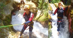 rapel sima del diablo juzcar serrania de ronda malaga andalucia