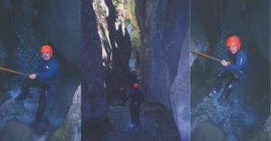 Rapeles y Estrechos del Barranco del Infierno. Sort, Lérida. Cataluña.