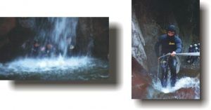 Rapeles y Pozas del Barranco Doce Cascadas de Liri. Huesca, Aragón.