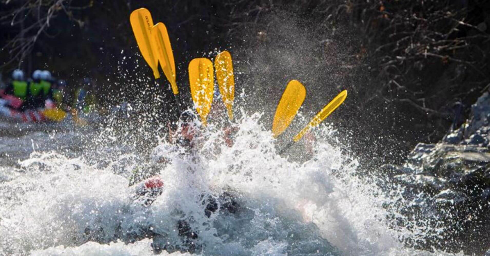 Rápido del Rafting del Río Paiva. Geoparque Arouca. Portugal.
