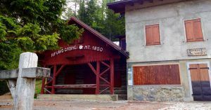 Refugio de Casinei. Dolomitas de Brenta. Madona di Campiglio. Trentino Alto Adigio. Italia.