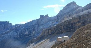 Refugio de Sarradets. Brecha de Rolando. Gavarnie. Altos Pirineos. Occitania. Francia.