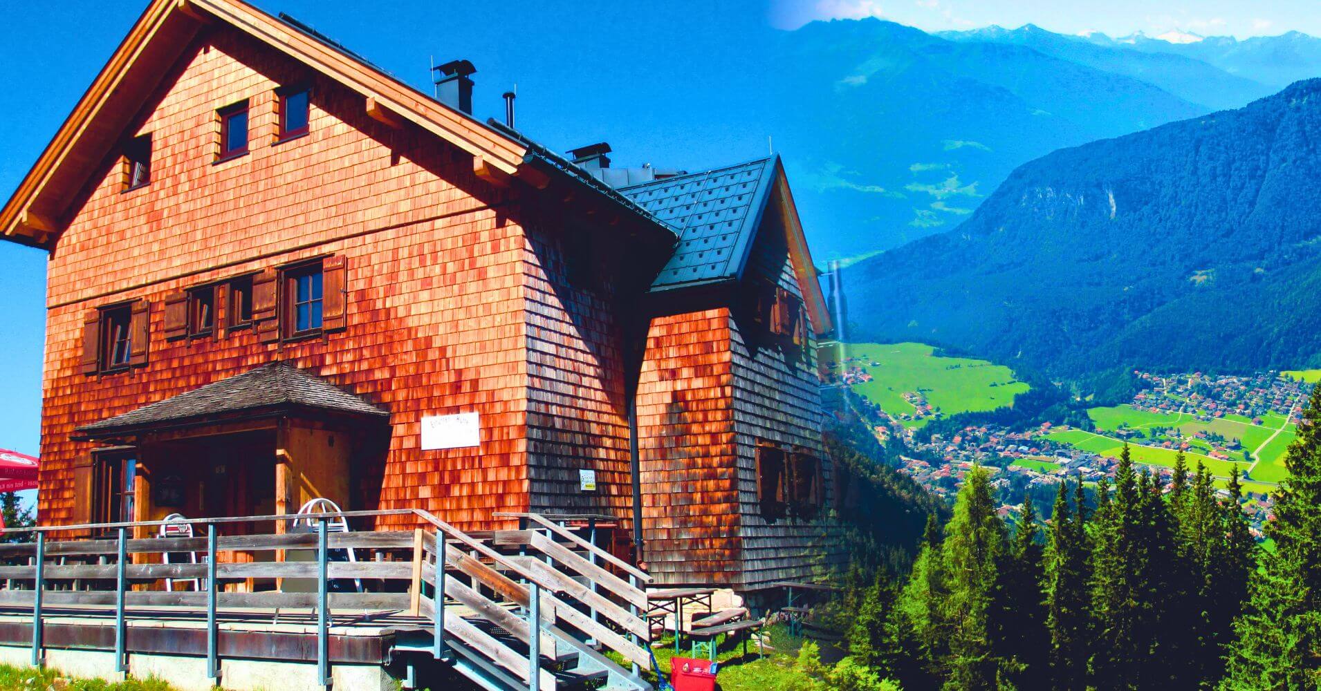 Refugio Montañas Rofan. Tirol, Maurach. Austria.