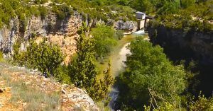 Remontando el Cañón del Vero hacia el Barranco de Basender. Lecina, Huesca.