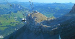 Remontes del Glaciar 3000. La Quilla del Diablo. Diablerets, Suiza.