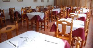 Restaurante del Camping Jaranda. Jarandilla de La Vera. Cáceres. Extremadura.