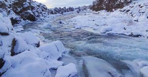 Río Hvitá. Cascada de Gulfoss. Islandia.