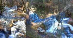Río Manzanares. La Pedriza. Manzanares El Real. Comunidad de Madrid.