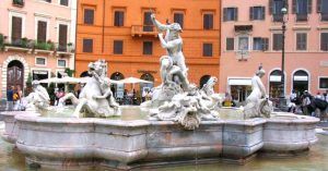 Roma Capital del imperio. Plaza Navona, Roma. Lacio. Italia.